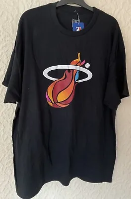 Miami Heat Shirt Men's Size XL Black Item Of The Game Basketball NBA Logo NWT • £29.99