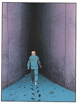 Moebius Art Color Lithograph Jean Giraud Unsigned Page 21 Rare French Import • $72.23
