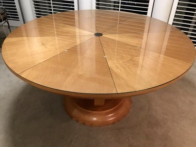 $1795 • Buy Art Deco Style Dining Table Circular Plus 6 Chairs Can Seat Up To  8 Persons