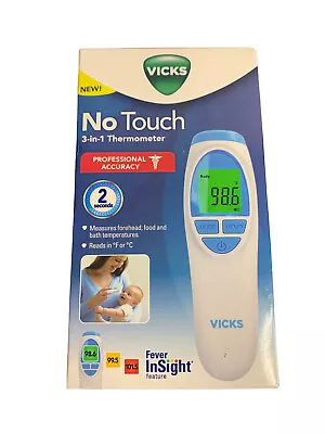 Vicks Forehead No Touch 3-in-1 Thermometer • $14