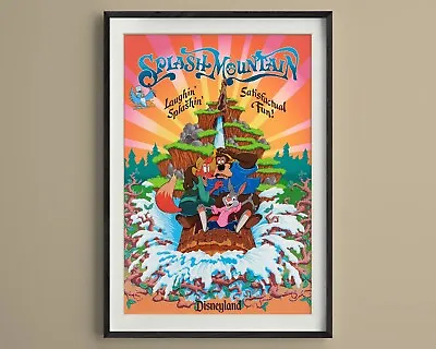 $11.50 • Buy Splash Mountain Disneyland Vintage Attraction Poster Print. Song Of The South