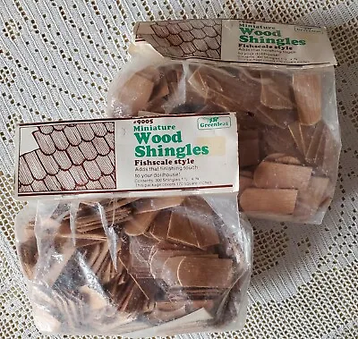 $20 • Buy Lot Of 2 Bags Wood Shingles For Doll House Roof