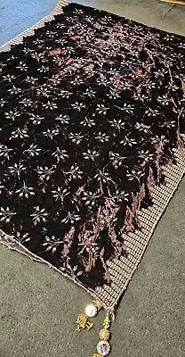 Velvet Shawl  Embroidered Collection Pakistani Heavy Shawls • £30