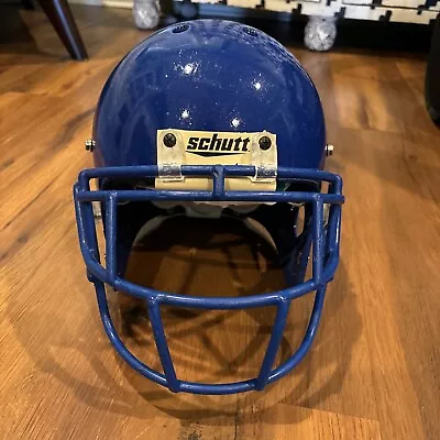 Schutt Air Xp Football Helmet Adult Size Medium 2017 Blue Helmet Blue Mask Used! • $44.95