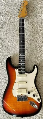 1991 Fender USA American Ultra Stratocaster Electric Guitar Flamed Sunburst • $2395