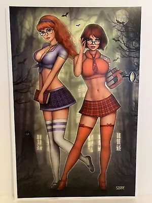 Nathan Szerdy SIGNED Velma & Daphne Comic Art Print Scooby Doo Mystery Machine • $25.99