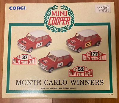 CORGI 97712 Mini Cooper Monte Carlo Winners 3 Die-Cast Models • $200