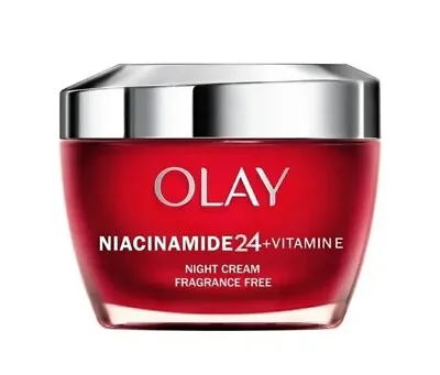 Olay Niacinamide 24 + Vitamin E +NIGHT Face Cream 50ml • £11.01
