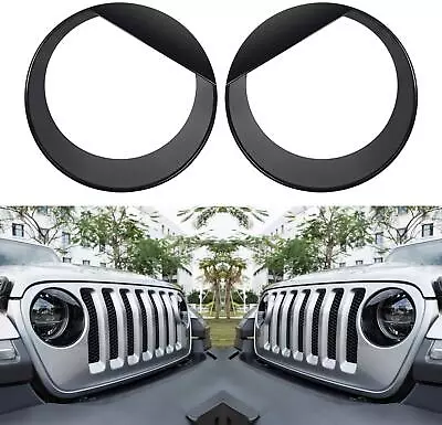 Angry Bird Headlight Cover Trim Clip-in Version For 18-19 Jeep Wrangler JL Sport • $29.99