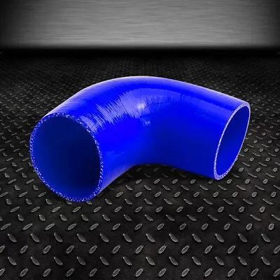 2.5  3-ply 90 Degree Elbow Turbo/intercooler/intake Silicone Coupler Hose Blue • $9.88