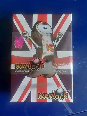 Wenlock Olympic Mascot Jelly Wristband & Key Ring • £6
