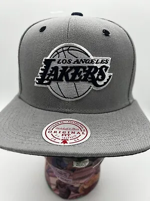 Mitchell & Ness Los Angeles Lakers District Grey Snapback Hat • $20.67