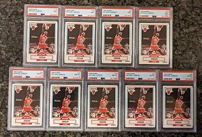 1990 Fleer NBA Basketball #26 Michael Jordan; PSA 9 Thru 6 - YOU CHOOSE Card • $25