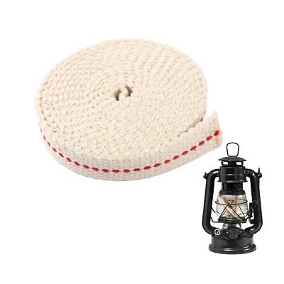 1.5M 5FT Flat Cotton Paraffin Oil Lamp Lantern Wick For Kerosene Burner Lighting • £2.97
