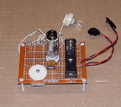 LOW COST School Science Fair UNBUILT - VACUUM TUBE Vintage AM Radio Receiver Kit • $29.50