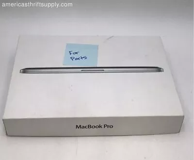 Apple MacBook Pro A1502 Silver 13 In Screen Portable Laptop *FOR PARTS* • $10.50