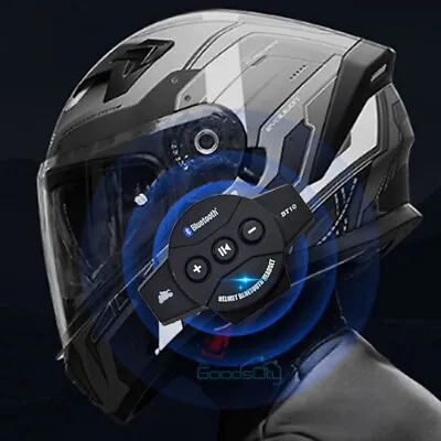 Rechargeable Motorcycle Wireless Bluetooth Helmet Headset Speaker Call BT-10 • $27.83