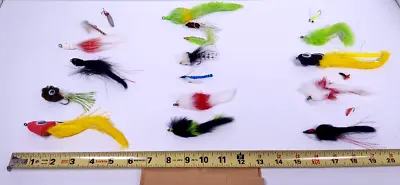 20 Handmade Fly Fishing Lures Fishing Flies Hand Tied - Great Gift Collectible • $22.99