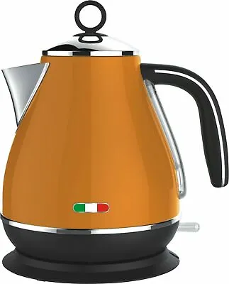 $89.99 • Buy Vintage Electric Kettle Orange 1.7L Stainless Steel Auto OFF 2200W Not Delonghi