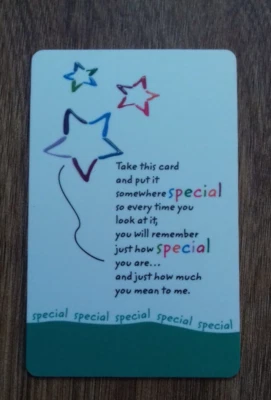 Sentimental Plastic Wallet/purse Keepsake Cards  Special  • £1.99