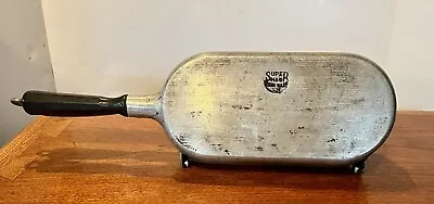 VTG Super Maid Cook-Ware Hinged Omelet Egg Or Fish Pan Mid-Century Aluminum • $26