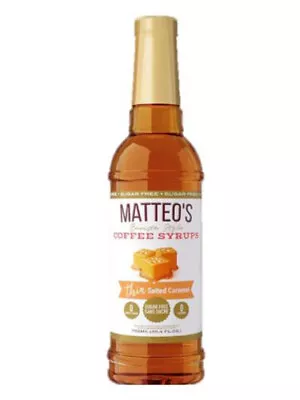 Sugar Free Coffee Syrup Matteos 750ml Zero Calories Choose From 13 Flavours • £9.19