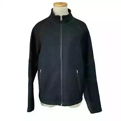 Ibex Jacket Women's L Large Black 100% Wool USA Full Zip • $65