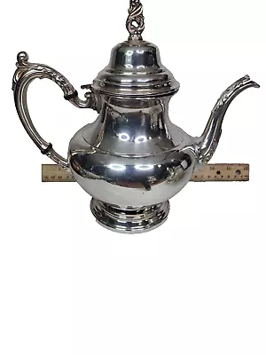 Silver Serving Oneida Silver Tea Pot Wilcox Quadruple Silver Plate • $88