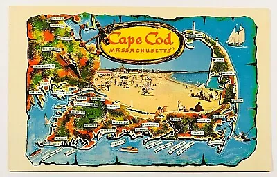 Vintage Cape Cod MA Postcard • $6.99