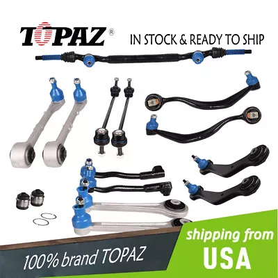 15Pcs New Front Rear Control Arm Tie Rod Sway Bar Link Steering Suspension Kit • $219.99