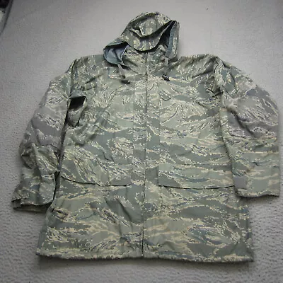 Military Jacket Mens Medium Green Camo Tiger Stripe Digital Parka All Purpose • $33.24