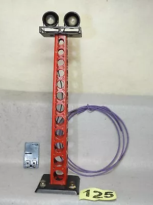 1950’s MARX 0/027 GAUGE #395 FLOODLIGHT TOWER EXCELLENT READY TO RUN -186 • $27.99