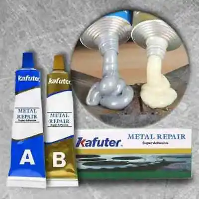 Industrial Metal Repair Paste Glue Heat Resistance Cold Weld Adhesive A&B Gel UK • £5.99