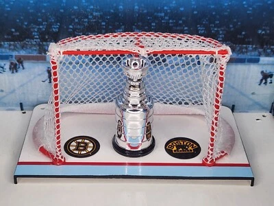 $22.43 • Buy Boston Bruins NHL Stanley Cup Hockey Goalie Mini Replica Championship Trophy