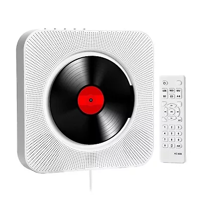 Portable CD Player Speaker Stereo CD Players LED Screen Wall Mountable CD Music • £35