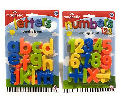 Magnetic Alphabet / Numbers Learning Set Stick Fridge Kids Early Learning Play. • £2.99