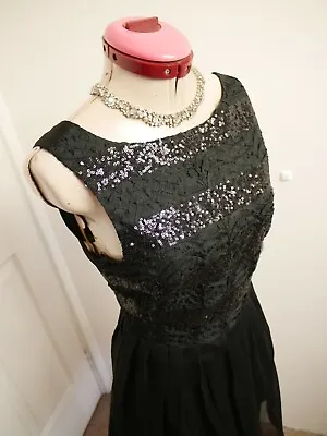 $20 • Buy ON SALE!!   JACK BB DAKOTA Black Party DRESS Size 0 6 NWT NEW Sequin Cocktail