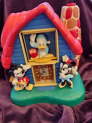 Vintage Seiko Disney | Mickey Minnie & Donald Duck Talking Tabletop Alarm Clock • $57.99