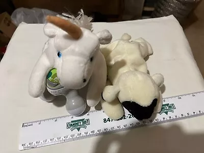 Ty Beanie Babies Mystic The Unicorn - Gold Horn - Plus Chops The Lamb • $35