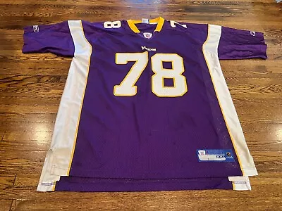 Reebok Minnesota Vikings Jersey XXL Purple Matt Birk NFL Equipment Football • $40
