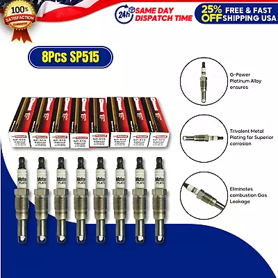 8PCS OEM Platinum Spark Plugs SP-515 For Motorcraft Ford F150 5.4L PZH14F SP546. • $400