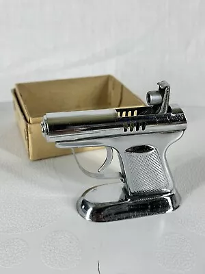 Vintage - Figural Pistol / Gun Lighter On Stand - New In Box - Occupied Japan • $56