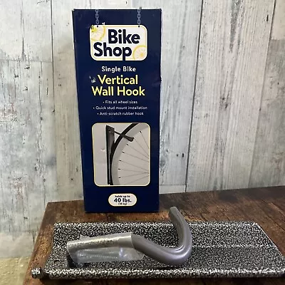 Vertical Wall Mount Bike Rack Single Bicycle Hook Bracket Hanger Storage. • $6