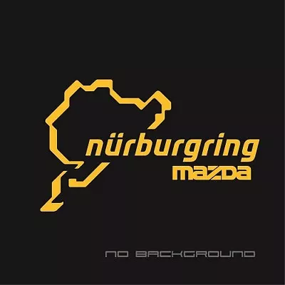 Mazda Nurburgring Decal Sticker Logo JDM Mazda Speed 3 5 CX3 Miata Pair • $10.06