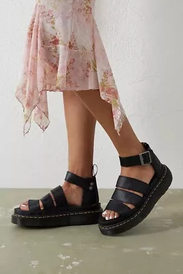 £70 • Buy Dr Martens Clarissa Ii Quad Leather Platform Sandals Uk Size 5 Bnwb