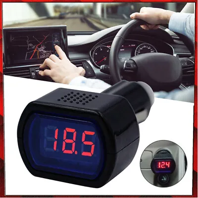 12V/24V LED Car Battery Electric Cigarette Lighter Voltmeter Voltage Meter Teste • £4.02