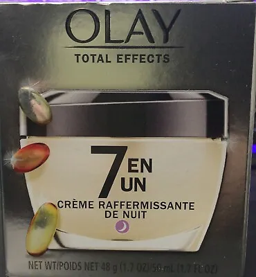 2pk-Olay Total Effects 7-in-1 Anti-Aging Night Firming Cream 1.7 Oz (a5) • $25.95