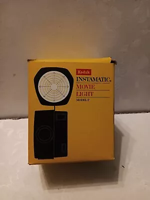 Vintage Kodak Instamatic Movie Light Model 2 In Original Box Working 1960s • $14.95