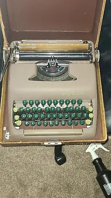 Vintage 1950s Silent Smith-Corona Floating Shift Sterling Typewriter MINT • $75