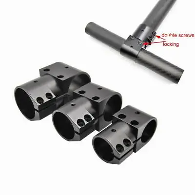 2Pcs Tripod 16 20 22 25 30mm Aluminum Tee Joint Tube Connector For RC Drone UAV • $15.69